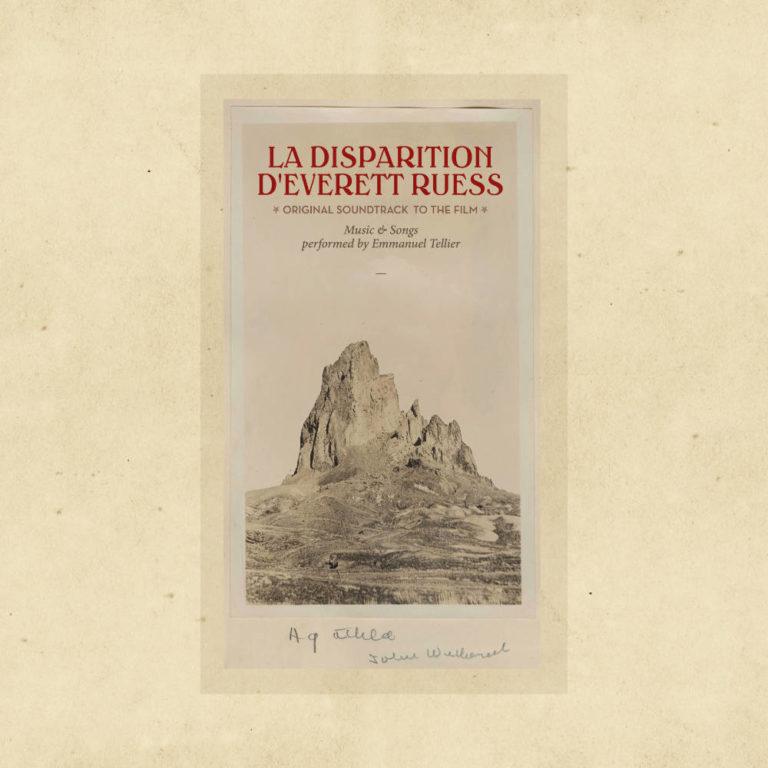 EMMANUEL TELLIER - La Disparition d’Everett Ruess - Album Cover - Artwork by Pascal Blua - 2019