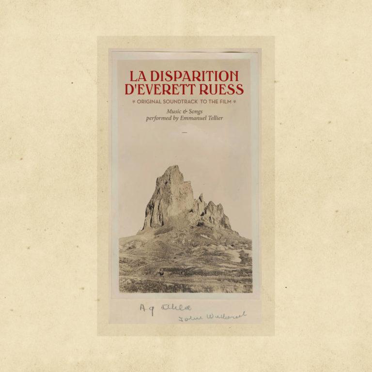 EMMANUEL TELLIER - La Disparition d’Everett Ruess - Album Cover - Artwork by Pascal Blua - 2019