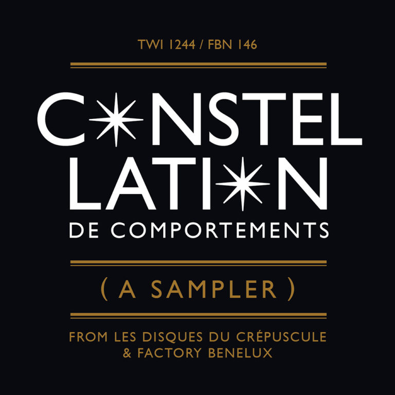 Les Disques du Crépuscule & Factory Benelux “A Sampler”— Artwork : Pascal Blua (2014 — 2021)