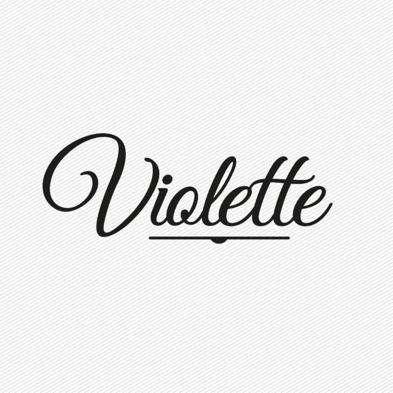 VIOLETTE RECORDS - Logotype and ID by Pascal Blua - Since 2013