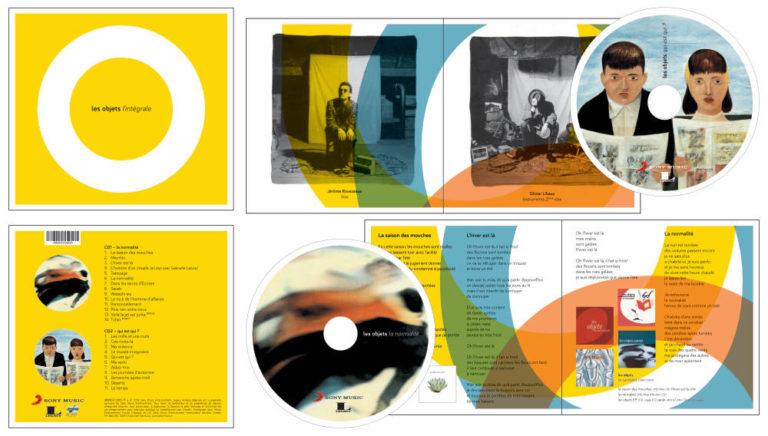 LES OBJETS - L’intégrale- CD Cover - Artwork by Pascal Blua - 2016