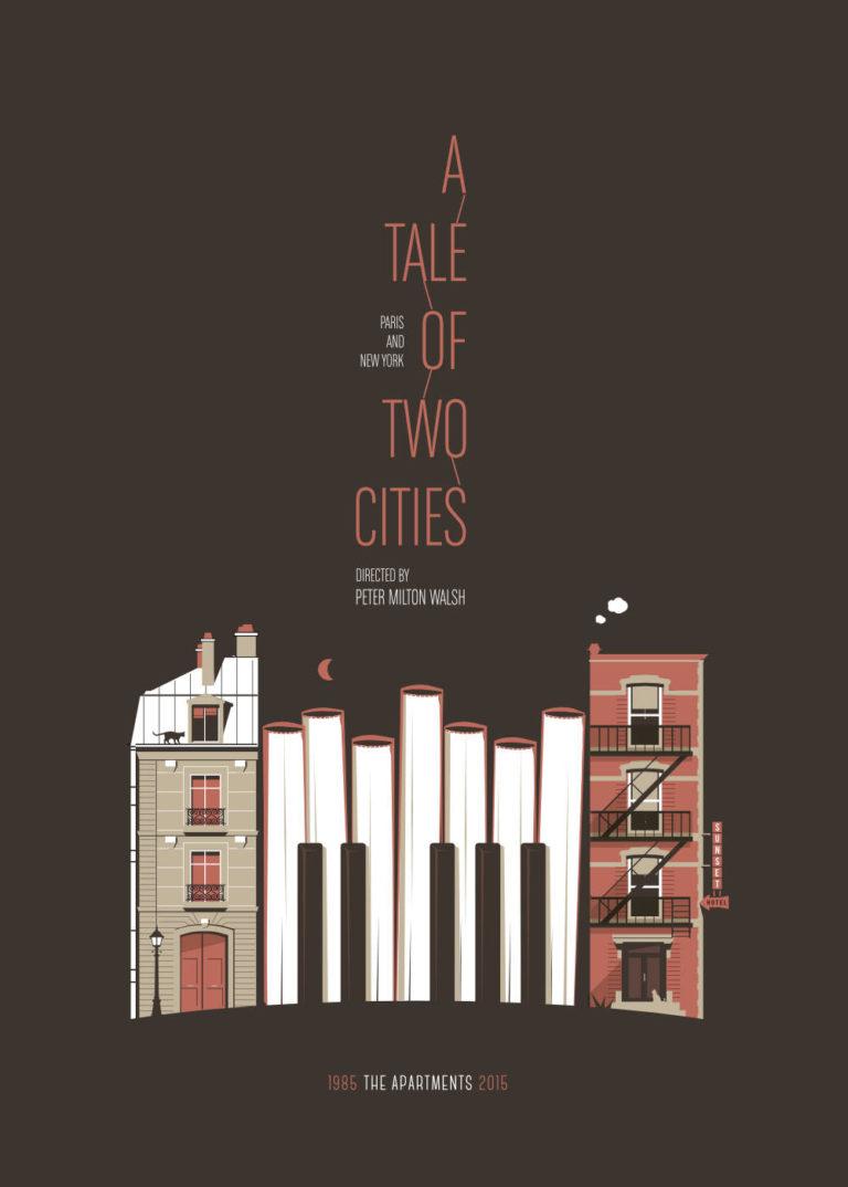 THE APARTMENTS - A Tale of Two Cities - Sérigraphie - Artwork by Pascal Blua & Stéphane Constant - 2015