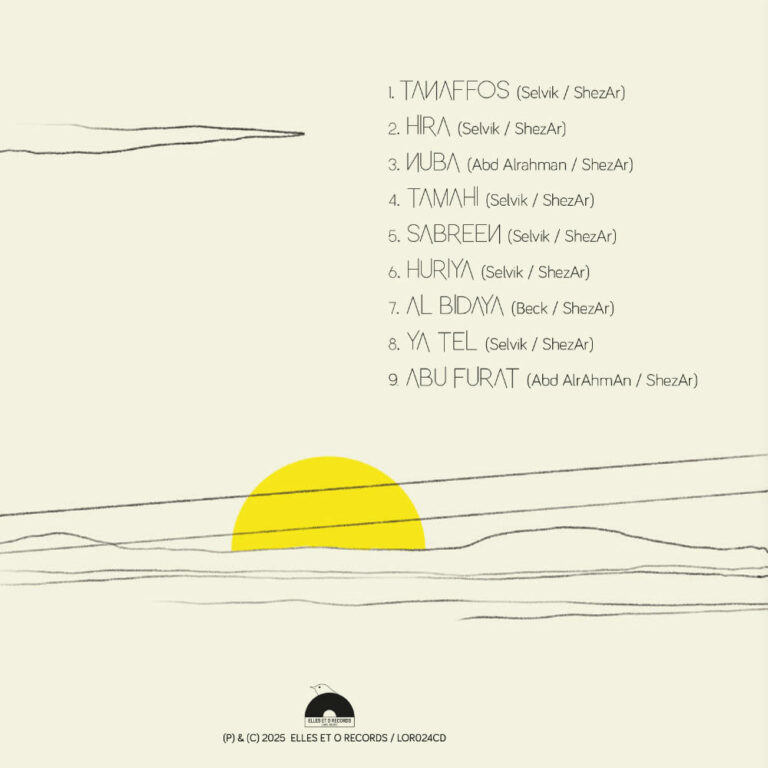 SHEZAR - YA TEL - Album Artwork by Pascal Blua / Illustrations by Laure Slabiak - 2025