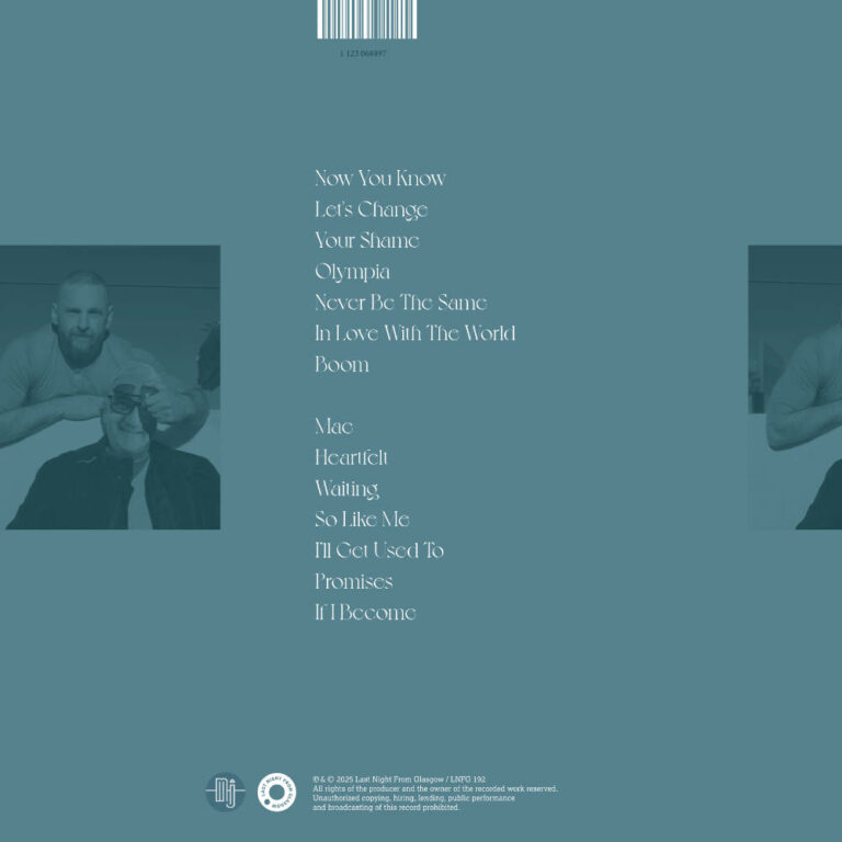 MONTJUÏC - Things Must Change - Album Artwork by Pascal Blua - 2025